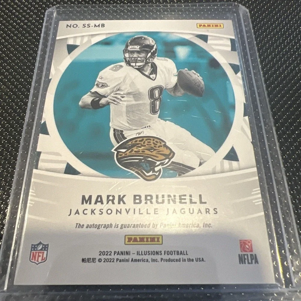 2022 PANINI ILLUSIONS MARK BRUNELL /99 AUTO AUTOGRAPH SUPERLATIVES #SS-MB 🔥